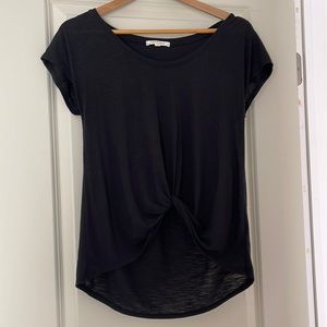 Anthropologie black t shirt size m